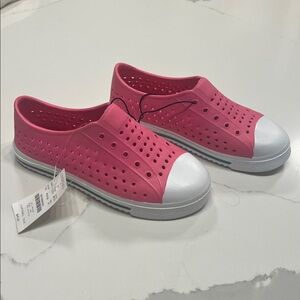 J. Crew Kids Pink Perforated Sneakers (water shoes)